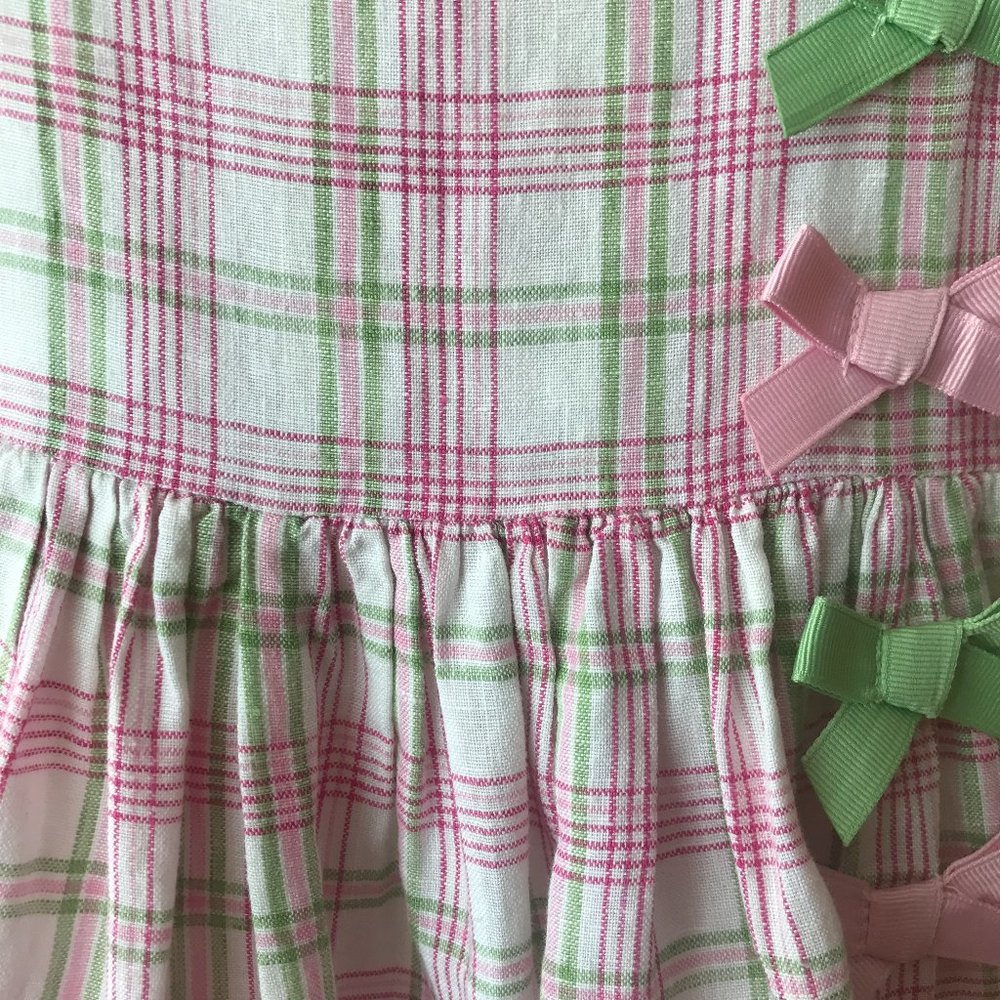 The Children's Place Linen Plaid Dress 24 months - Picture 5 of 14